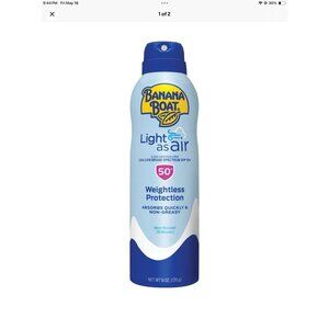 Banana Boat Light as Air SPF 50 Sunscreen Spray Banana Boat Exp.10/26